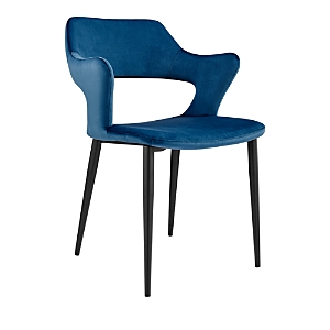 Euro Style Vidar Side Chair In Blue