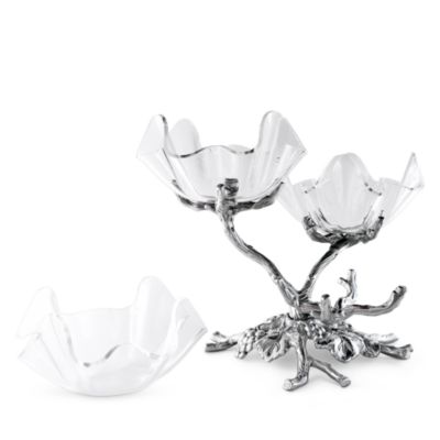 3 Tier Grape Stand with Acrylic Bowls 