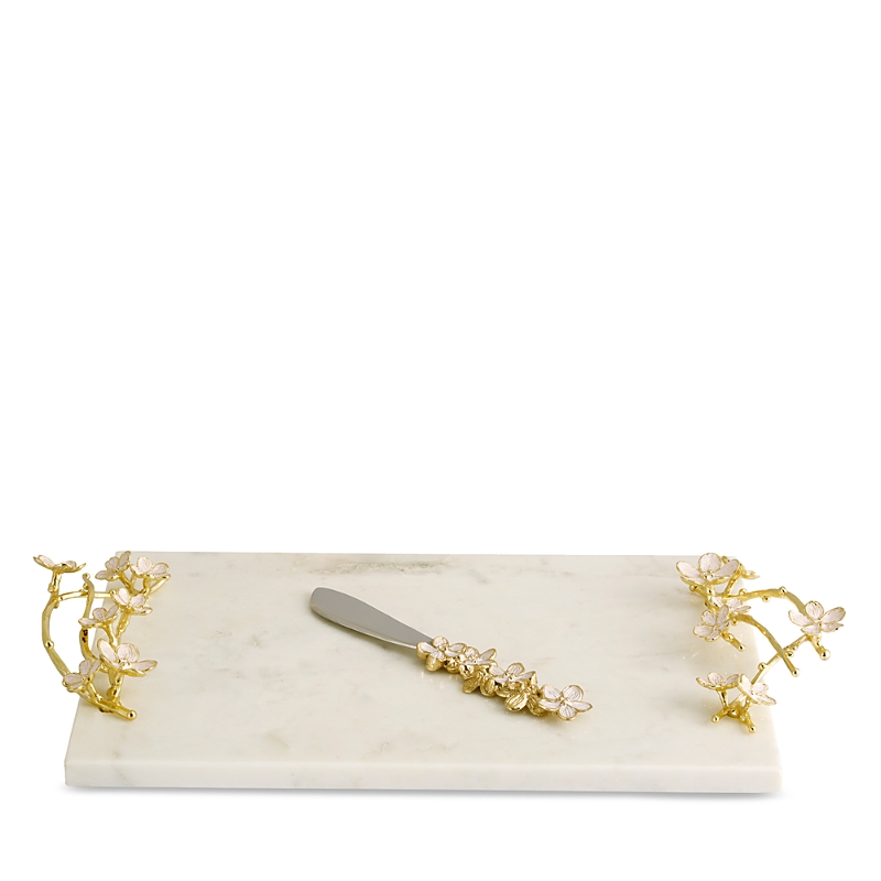 Michael Aram Cherry Blossom Small Cheese Board With Knife