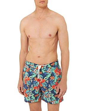 orlebar brown standard anemone floral print tailored fit swim trunks