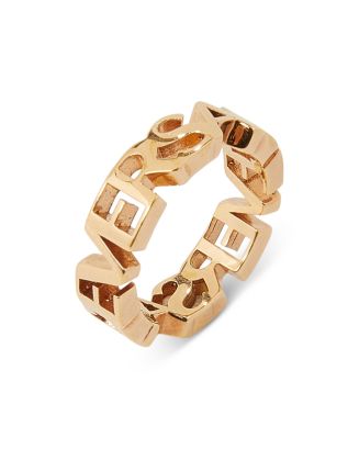 Versace Logo Ring | Bloomingdale's