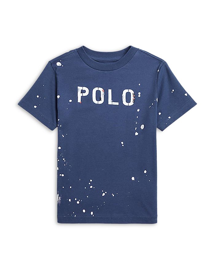 Ralph Lauren Cotton Jersey Crew Neck Tee Kids Island Blue main image 1