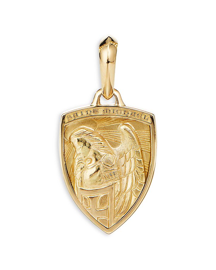 David Yurman - St. Michael Amulet in 18K Yellow Gold