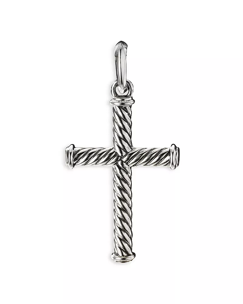 David Yurman Cable Cross Pendant