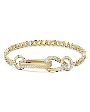 SWAROVSKI DEXTERA MIXED CHAIN PAVE BRACELET