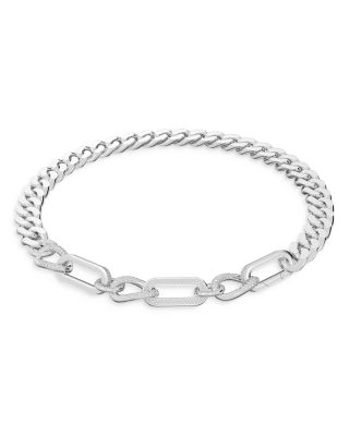 Swarovski - Dextera Mixed Link Necklace, 16.5"
