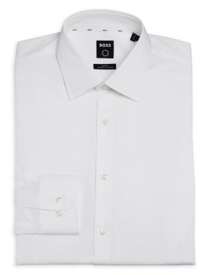 BOSS - Basic Solid Slim Fit Dress Shirt