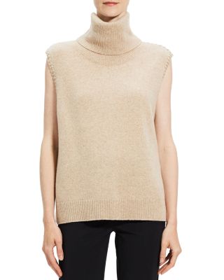 Tory Sport Tory Burch Cashmere V-neck Sweater Vest in White