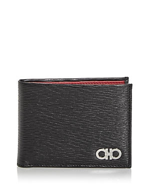 Salvatore Ferragamo Revival Leather Bifold Wallet & Id Case Set