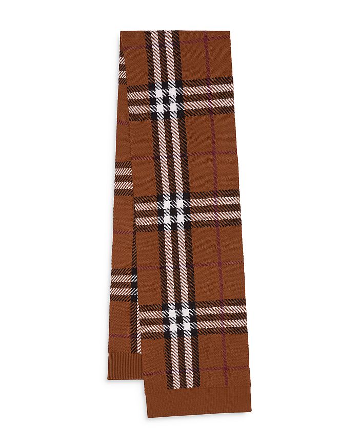 Burberry - Check Knitted Scarf