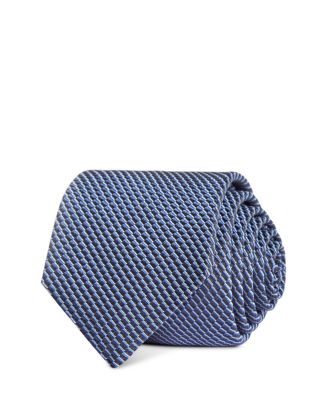MINI GRID SILK TIE ROYAL OS main image 1