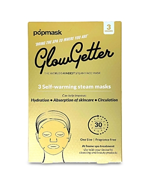 PopBand Glowgetter Self-Warming Steam Masks, Set of 3