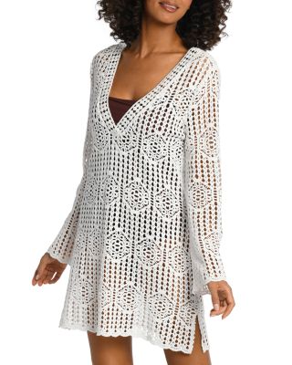 Waverly Crochet Swim Cover Up Tunic