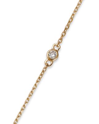 Ruby and Diamond Accent Necklace in 14K Yellow Gold, 18" 