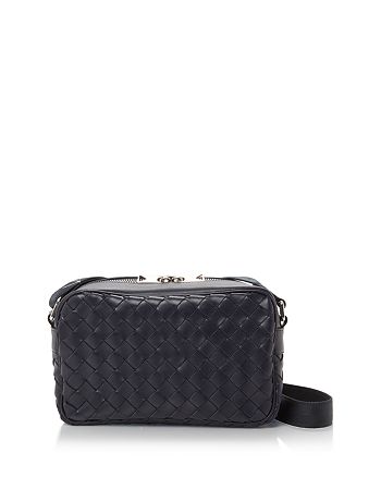 Bottega Veneta - Borsa Small Classic Intrecciato Leather Crossbody Camera Bag