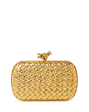 BOTTEGA VENETA PLISSE KNOT CLUTCH