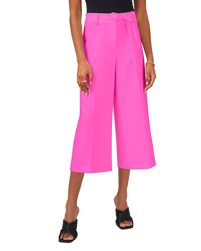 VINCE CAMUTO Belted Culotte Pants | Bloomingdale's