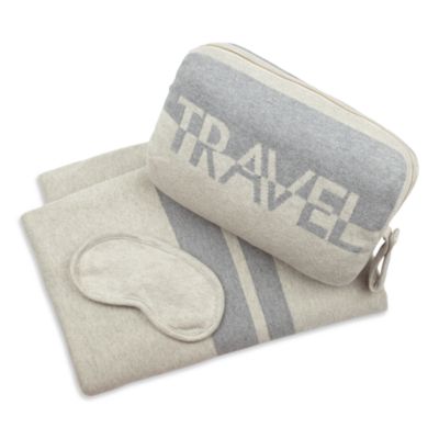 Travel Text Throw Blanket