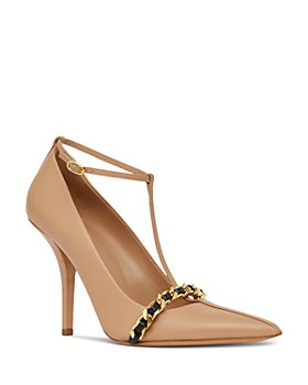 Burberry - Women's T Strap Pointed Toe Pumps
