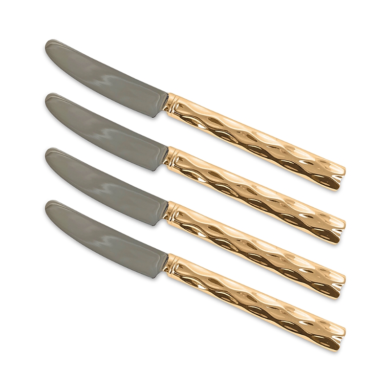 Michael Wainwright Truro Gold Spreaders, Set Of 4 In Gold