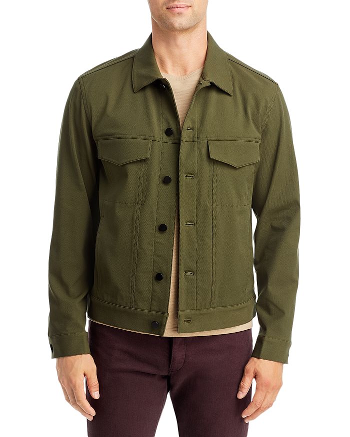 Theory - River Stretch Neoteric Twill Trucker Jacket
