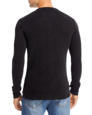 (取寄) ジョン バルベイトス メンズ メンフィス ワッフル ヘンリー John Varvatos men MEMPHIS WAFFLE HENLEY Black John Varvatos Men's Memphis Waffle Henley Shirt | Neiman Marcus