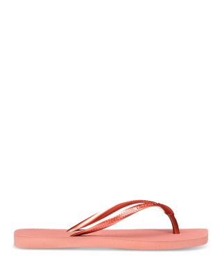Women's Slim Square Toe Slip On Flip Flop Sandals