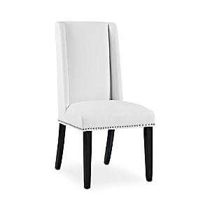 Modway Baron Faux Leather Dining Chair In White