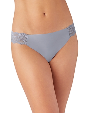 B.tempt'd By Wacoal B.bare Thong In Lilac Gray