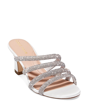 COLE HAAN WOMEN'S ADELLA SLIP ON HIGH HEEL SANDALS