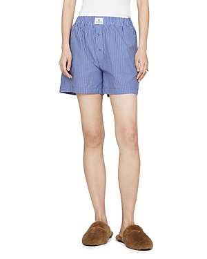 ANINE BING LIAM STRIPE BOXER SHORTS