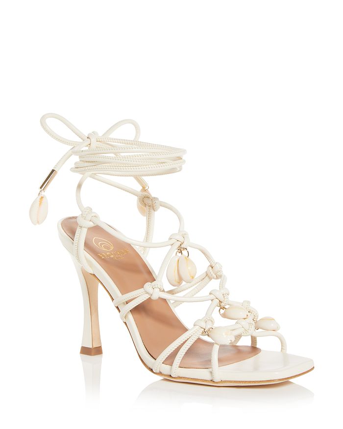 Brother Vellies Women s Shoreline Shell Embellished High Heel