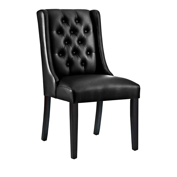 Modway Button Tufted Vinyl Dining Chair Bloomingdale's