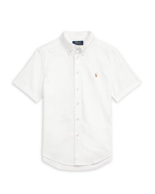 Boys' Cotton Oxford Short Sleeve Shirt - Big Kid