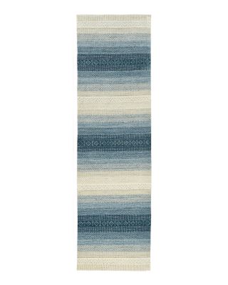 Radici Sondrio Denim Runner Area Rug, 2'6 X 10'