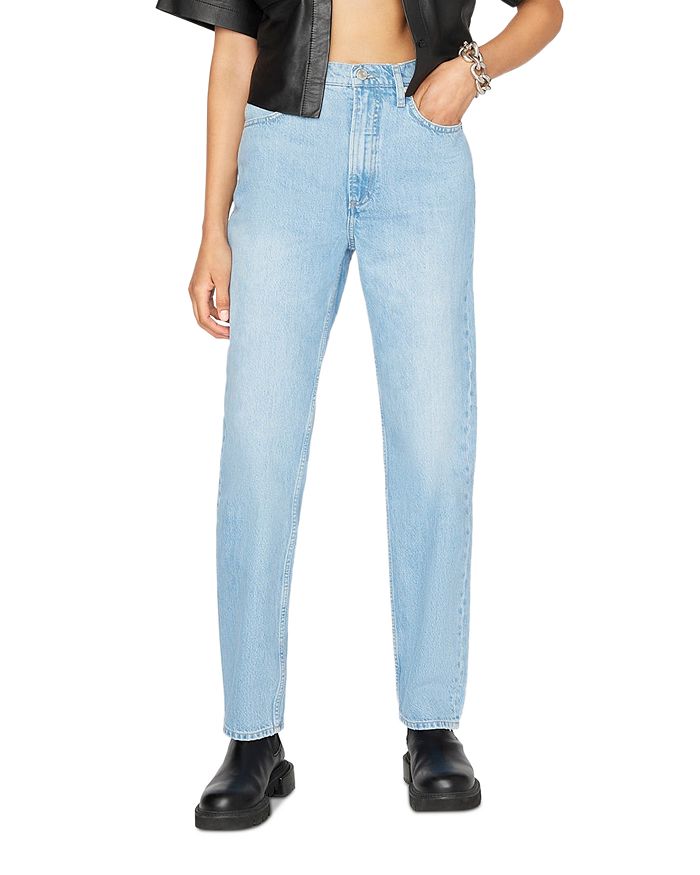 FRAME High N Tight High Rise Straight Leg Jeans in Zona