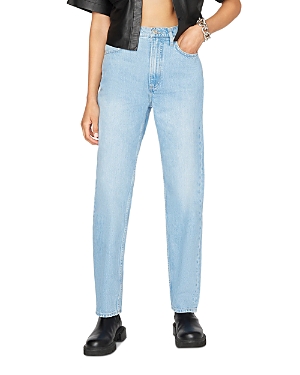 Frame High N Tight High Rise Straight Leg Jeans in Zona
