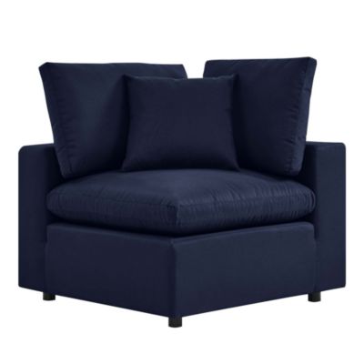 Commix Overstuffed Outdoor Patio Corner Chair