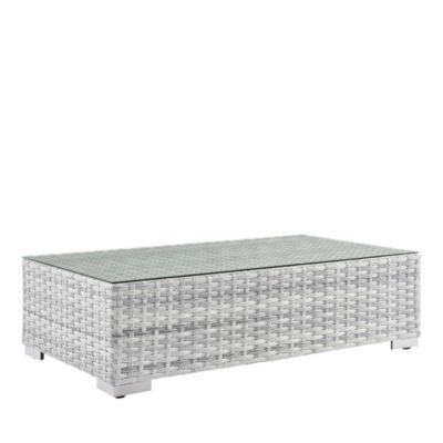 Modway - Convene Outdoor Patio Coffee Table in Light Gray