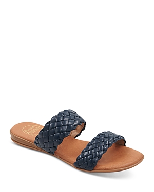 Andre Assous Naria Slide Sandal In Navy
