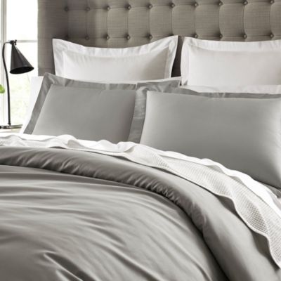 Percale Hemmed Duvet Set, King/Cal King