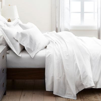Percale Hemmed Duvet Set, Full/Queen