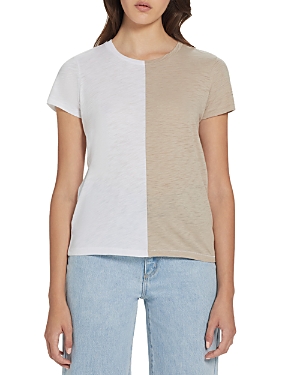 Goldie Color Blocked Cotton Tee