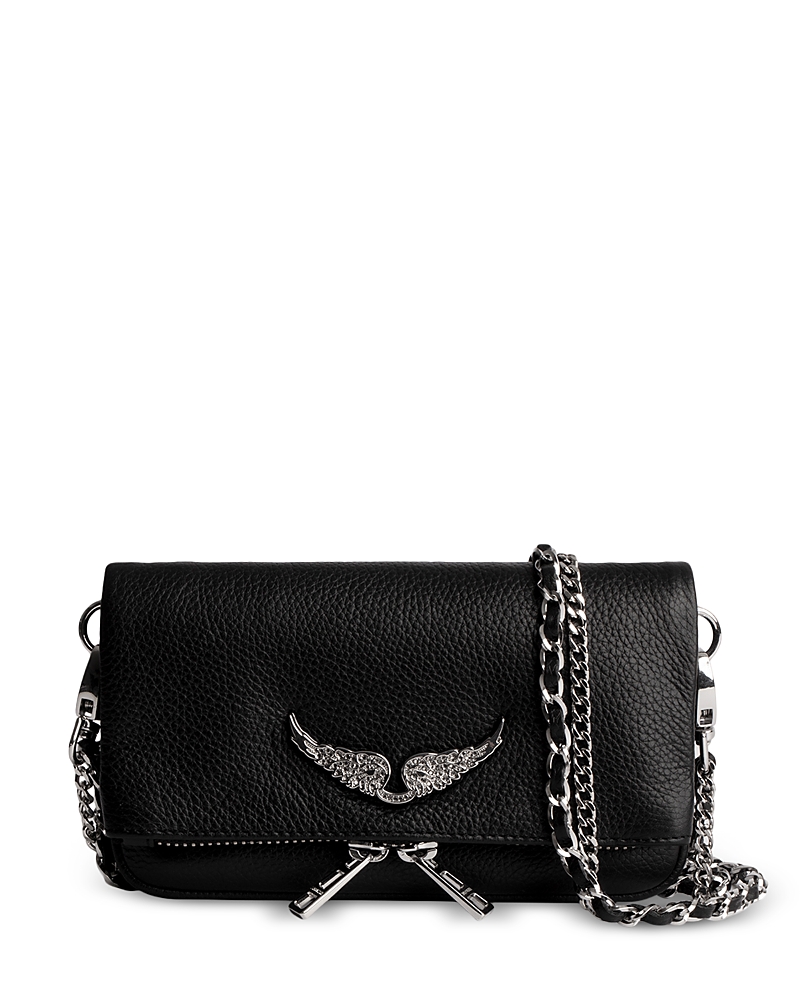 ZADIG & VOLTAIRE ZV ROCK NANO LEATHER SWING BAG