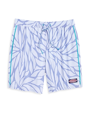Vineyard Vines Men's 7'' Printed Chappy Swim Trunks In In Full Bloom