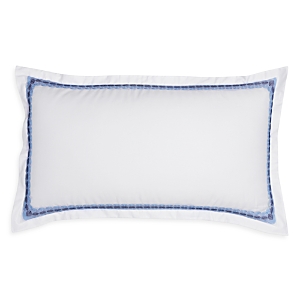 Amalia Home Collection Arcada King Shams, Pair - 100% Exclusive In White/blue