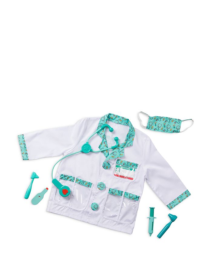 Melissa Doug Doctor Role Play Costume Set Ages 3 6