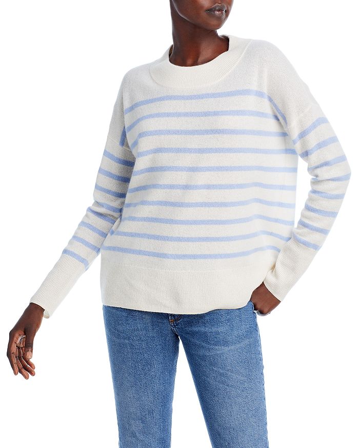 C by Bloomingdale's Cashmere C by Bloomingdale's Striped Cashmere