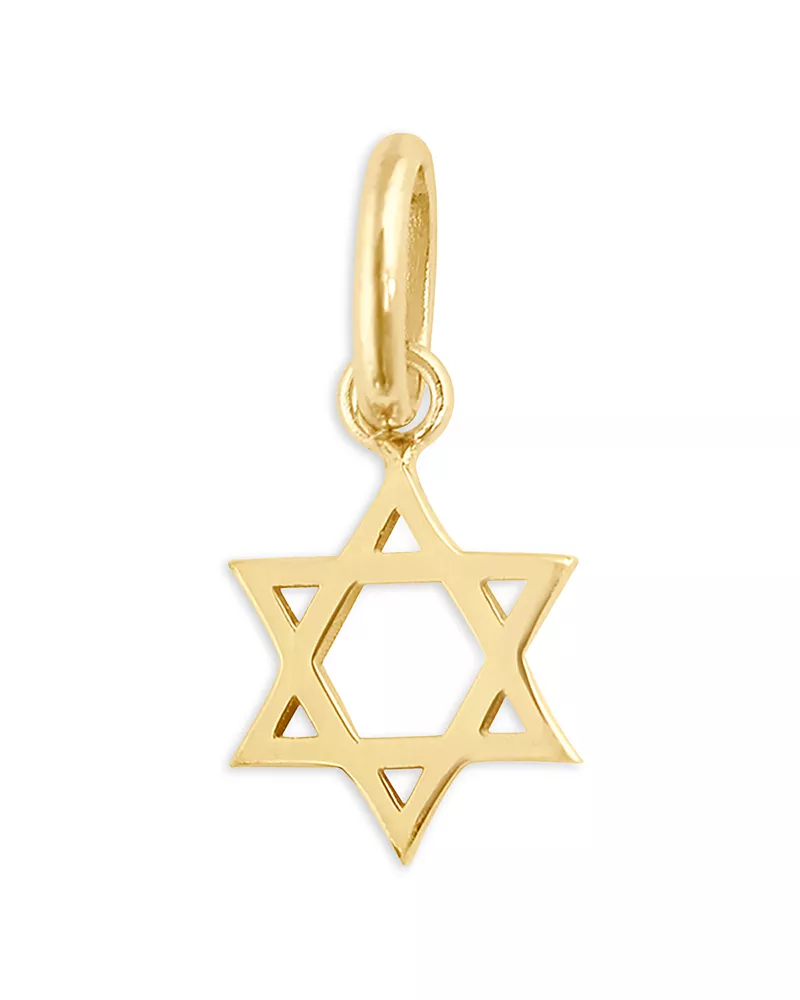 Gigi Clozeau 18K Yellow Gold Star of David Pendant
