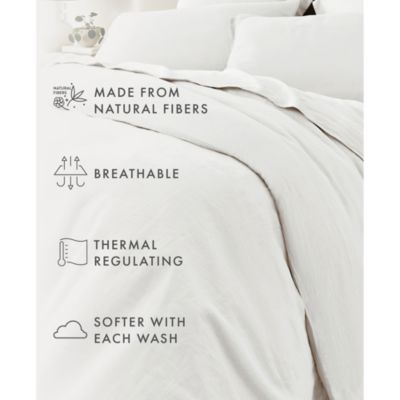 Soft Linen Blend Bedding Collection